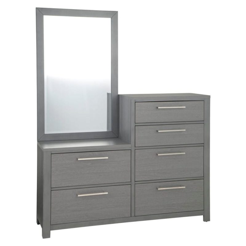 Dressers and Chests |  Westpoint Collection Weathered Gray Solid Wood Dresser Gray Bedroom Furniture Dressers & Chests