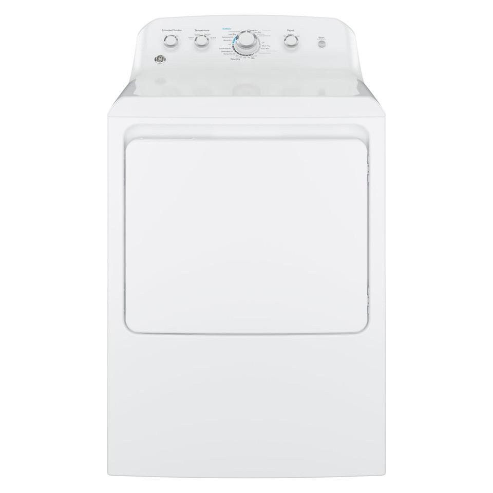 Electric Dryers |  GE® 7.2 cu. ft. Capacity Aluminized Alloy Drum Electric Dryer – GTD42EASJWW White Electric Dryers Electric Dryers