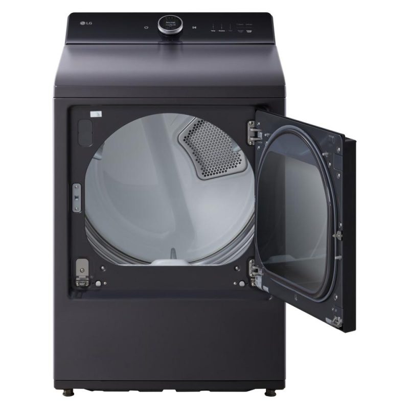 Electric Dryers |  LG 7.3 cu. ft. Rear Control Electric Dryer with TurboSteam™ – DLEX8600BE Black Electric Dryers Black