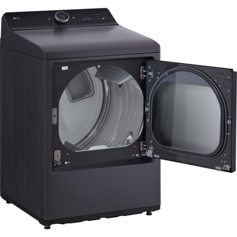 Electric Dryers |  LG 7.3 cu. ft. Rear Control Electric Dryer with TurboSteam™ – DLEX8600BE Black Electric Dryers Black