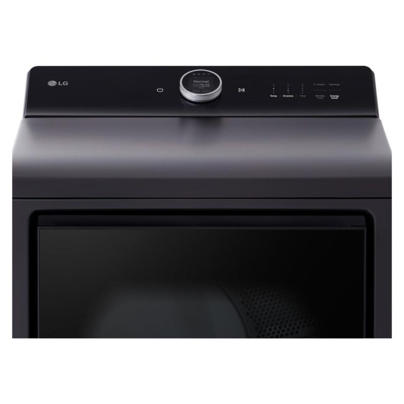 Electric Dryers |  LG 7.3 cu. ft. Rear Control Electric Dryer with TurboSteam™ – DLEX8600BE Black Electric Dryers Black