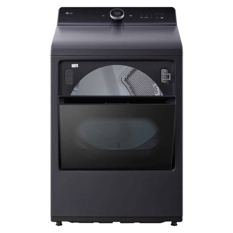 Electric Dryers |  LG 7.3 cu. ft. Rear Control Electric Dryer with TurboSteam™ – DLEX8600BE Black Electric Dryers Black