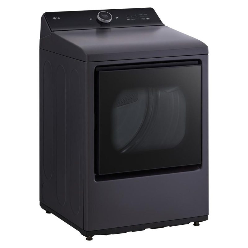 Electric Dryers |  LG 7.3 cu. ft. Rear Control Electric Dryer with TurboSteam™ – DLEX8600BE Black Electric Dryers Black