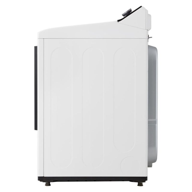 Electric Dryers |  LG 7.3 cu. ft. Ultra Large Capacity Rear Control Electric Dryer with LG EasyLoad™ Door and AI Sensing – DLE8400WE White Electric Dryers Electric Dryers