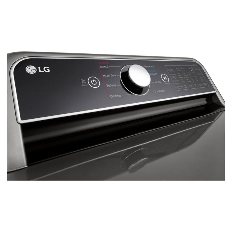 Electric Dryers |  LG 7.3 cu. ft. Ultra Large Capacity Smart wi-fi Enabled Rear Control Electric Dryer with EasyLoad™ Door – DLE7400VE Gray Electric Dryers Electric Dryers