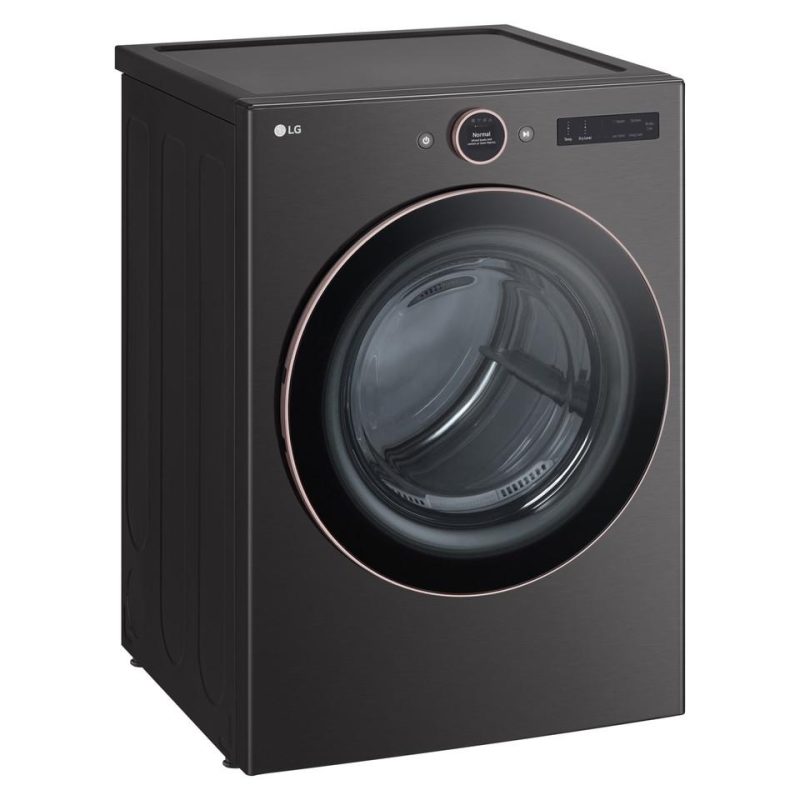 Electric Dryers |  LG 7.4 cu. ft. Ultra Large Capacity Smart Front Load Electric Energy Star Dryer with Sensor Dry & Steam Technology – DLEX6500B Black Electric Dryers Black