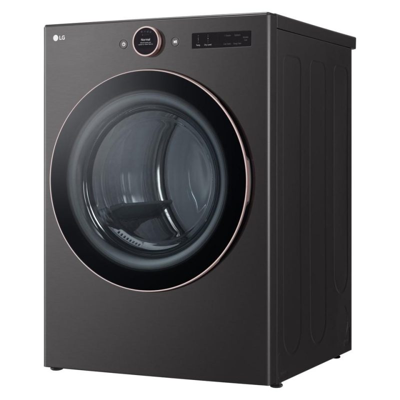 Electric Dryers |  LG 7.4 cu. ft. Ultra Large Capacity Smart Front Load Electric Energy Star Dryer with Sensor Dry & Steam Technology – DLEX6500B Black Electric Dryers Black