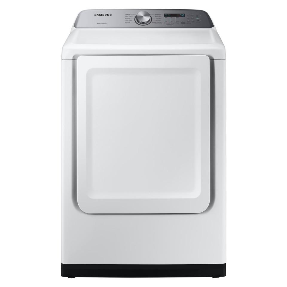 Electric Dryers |  Samsung 7.4 cu. ft. Electric Dryer with Sensor Dry – DVE50R5200W White Electric Dryers Electric Dryers