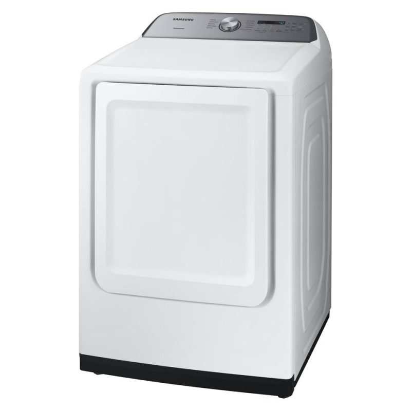 Electric Dryers |  Samsung 7.4 cu. ft. Electric Dryer with Sensor Dry – DVE50R5200W White Electric Dryers Electric Dryers