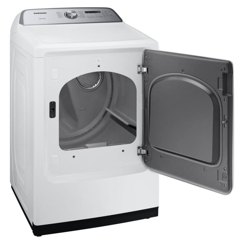 Electric Dryers |  Samsung 7.4 cu. ft. Electric Dryer with Sensor Dry – DVE50R5200W White Electric Dryers Electric Dryers