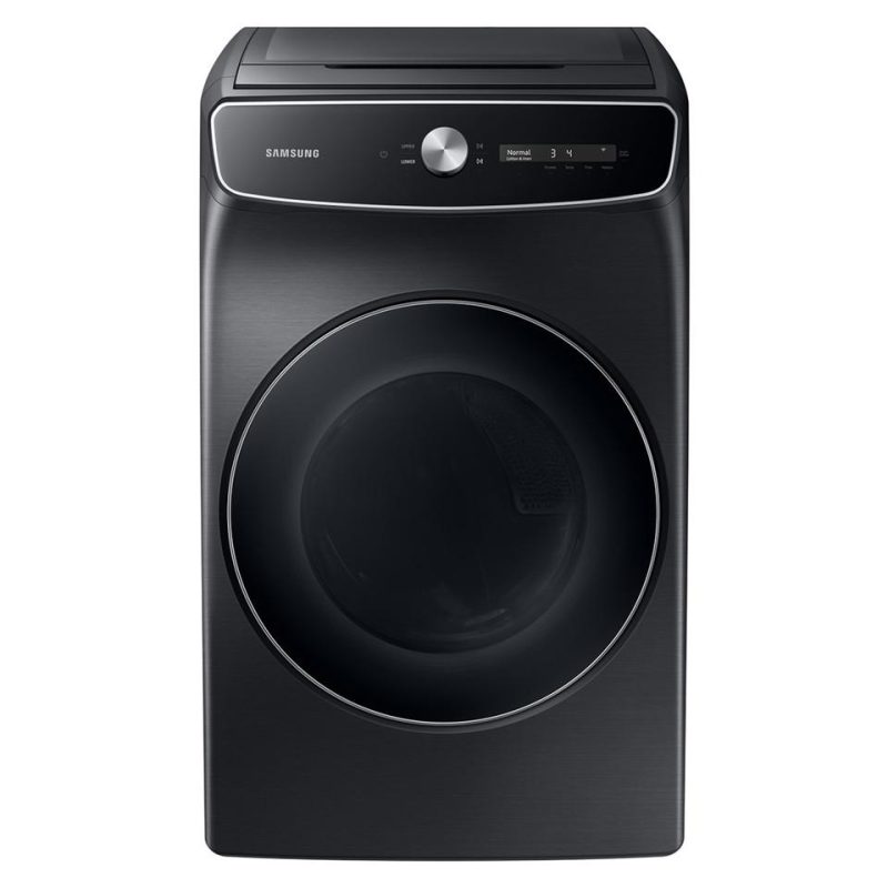 Electric Dryers |  Samsung 7.5 cu. ft. Smart Dial Brushed Black Electric Dryer with FlexDry Black Electric Dryers Black