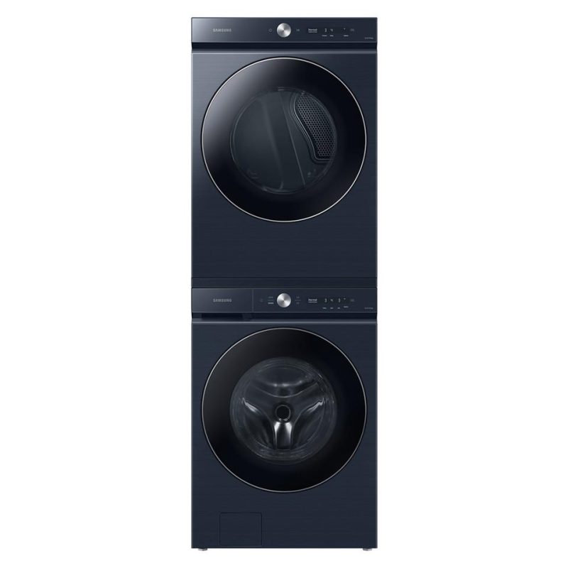 Electric Dryers |  Samsung Bespoke 7.6 cu. ft. Ultra Capacity Electric Dryer in Brushed Navy – DVE53BB8900D Blue Electric Dryers Blue