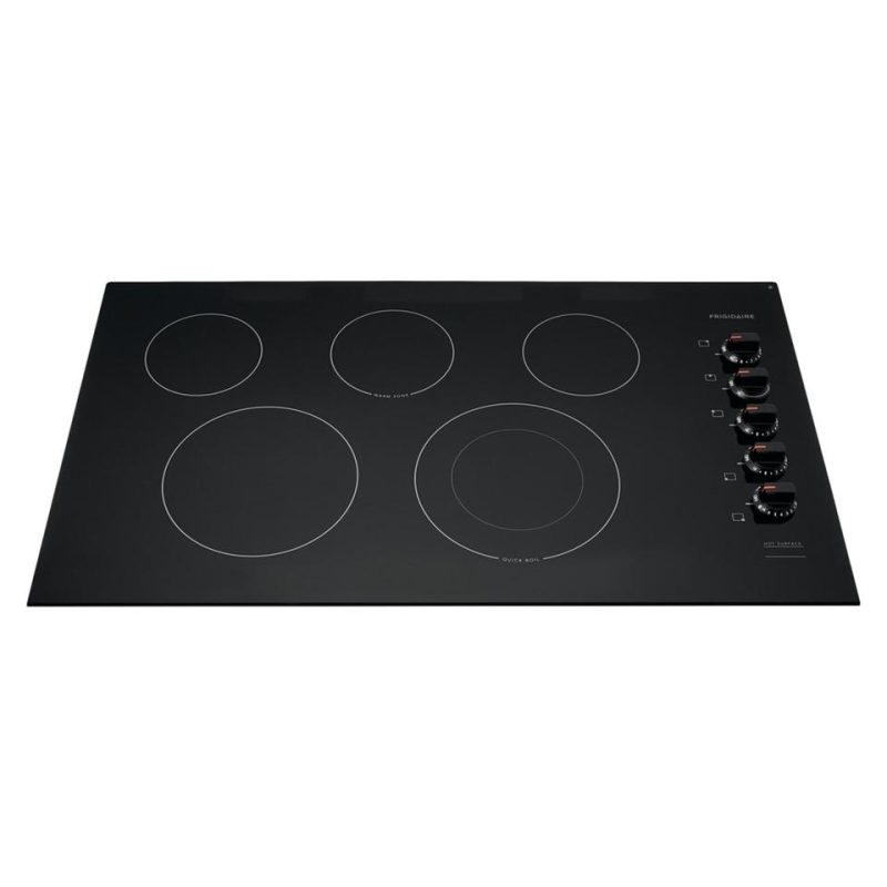 Electric |  Frigidaire 36” Radiant Electric Cooktop – FFEC3625UB Black Cooktops Black