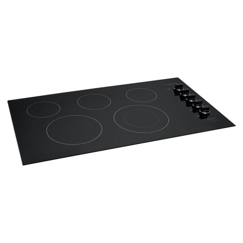 Electric |  Frigidaire 36” Radiant Electric Cooktop – FFEC3625UB Black Cooktops Black