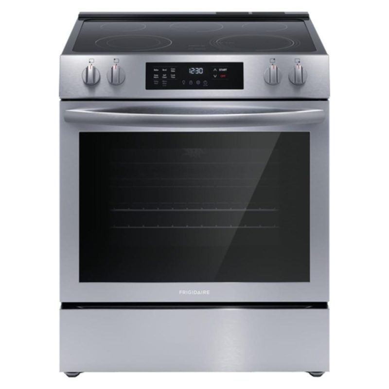 Electric Ranges |  Frigidaire 30” Front Control Electric Range – FCFE3083AS Stainless Steel Electric Ranges Electric Ranges