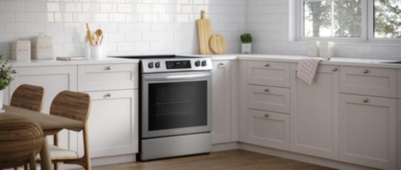 Electric Ranges |  Frigidaire 30” Front Control Electric Range – FCFE3083AS Stainless Steel Electric Ranges Electric Ranges