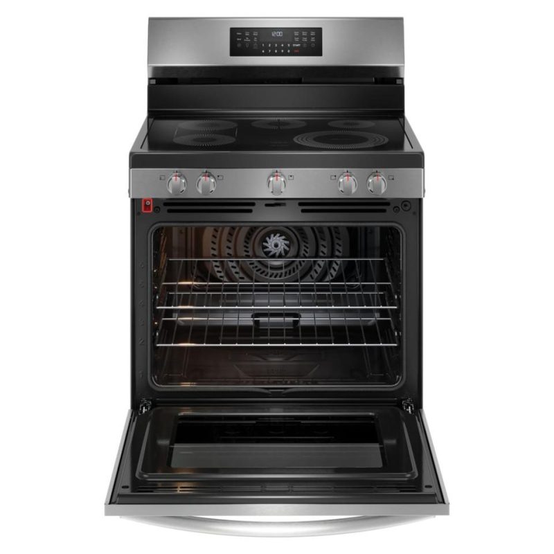 Electric Ranges |  Frigidaire Gallery 30” Rear Control Electric Range with Total Convection – GCRE3060BF Stainless Steel Electric Ranges Electric Ranges