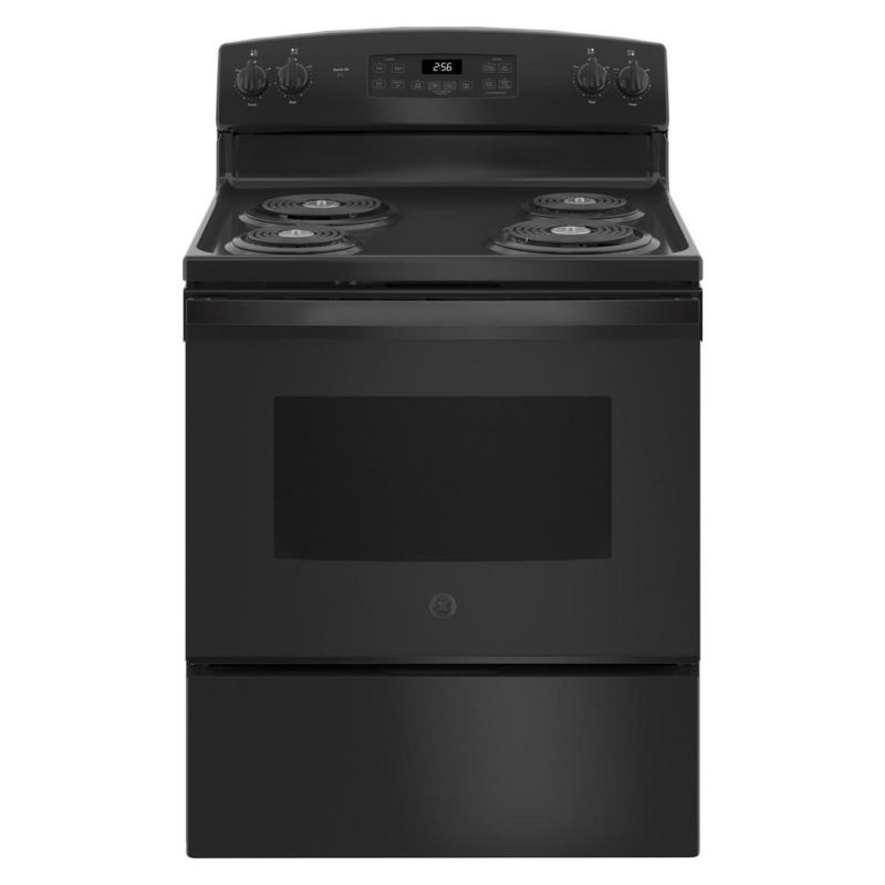 Electric Ranges |  GE® 30” Free-Standing Electric Range (JB256DMBB) Black Electric Ranges Black