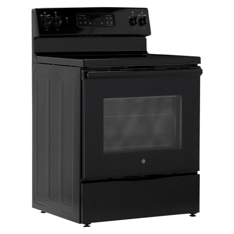 Electric Ranges |  GE® 5.3 cu. ft. Free-Standing Electric Range (JB645DKBB) Black Electric Ranges Black