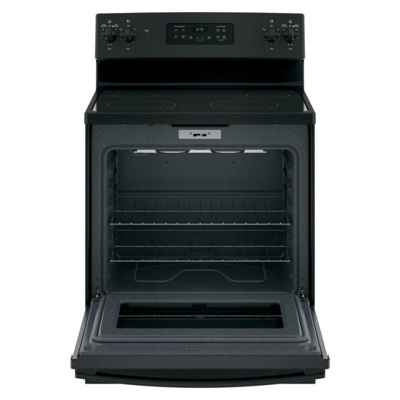 Electric Ranges |  GE® 5.3 cu. ft. Free-Standing Electric Range (JB645DKBB) Black Electric Ranges Black