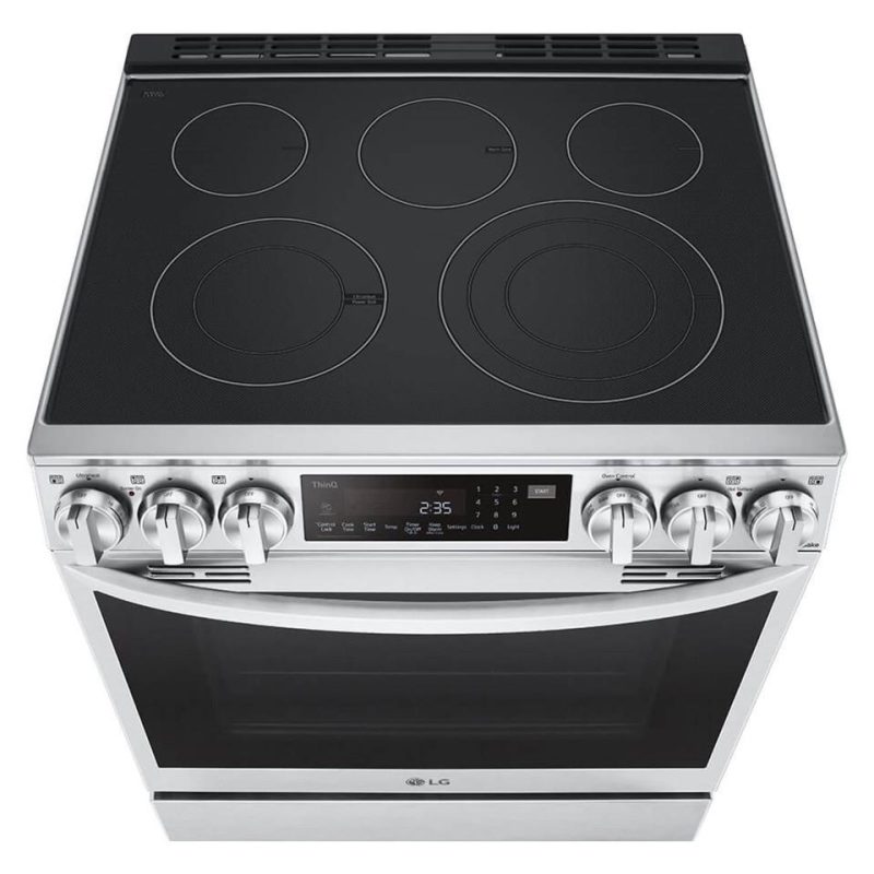 Electric Ranges |  LG 6.3 cu. ft. Slide-In Electric Range WiFi Enabled w/ ProBake Convection – LSEL6335F Stainless Steel Electric Ranges Electric Ranges