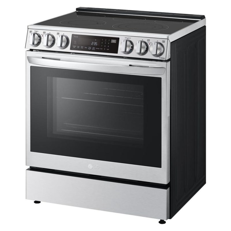 Electric Ranges |  LG 6.3 cu ft. Smart wi-fi Enabled ProBake Convection® InstaView® Electric Slide-In Range with Air Fry LSEL6335FE Stainless Steel Electric Ranges Electric Ranges