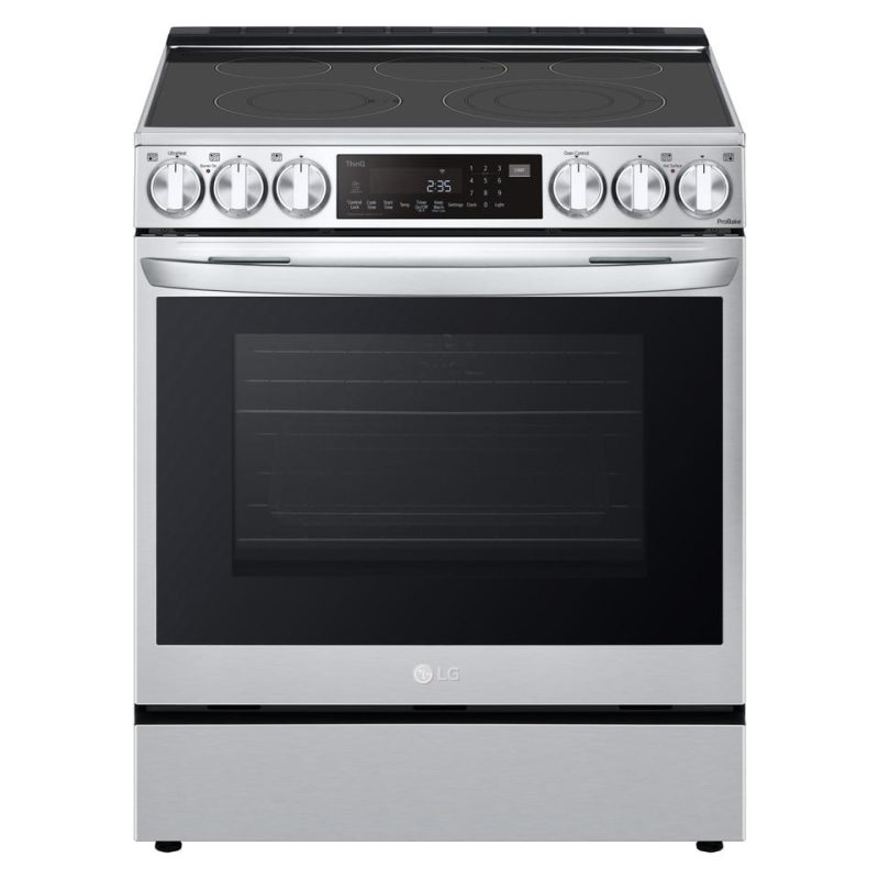 Electric Ranges |  LG 6.3 cu ft. Smart wi-fi Enabled ProBake Convection® InstaView® Electric Slide-In Range with Air Fry LSEL6335FE Stainless Steel Electric Ranges Electric Ranges