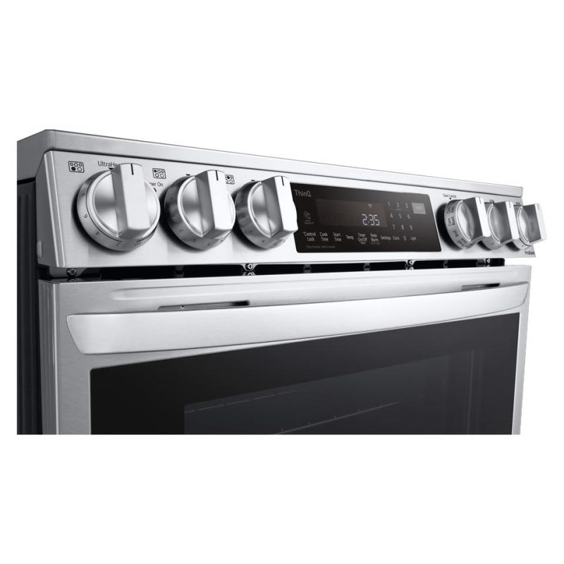 Electric Ranges |  LG 6.3 cu ft. Smart wi-fi Enabled ProBake Convection® InstaView® Electric Slide-In Range with Air Fry LSEL6335FE Stainless Steel Electric Ranges Electric Ranges