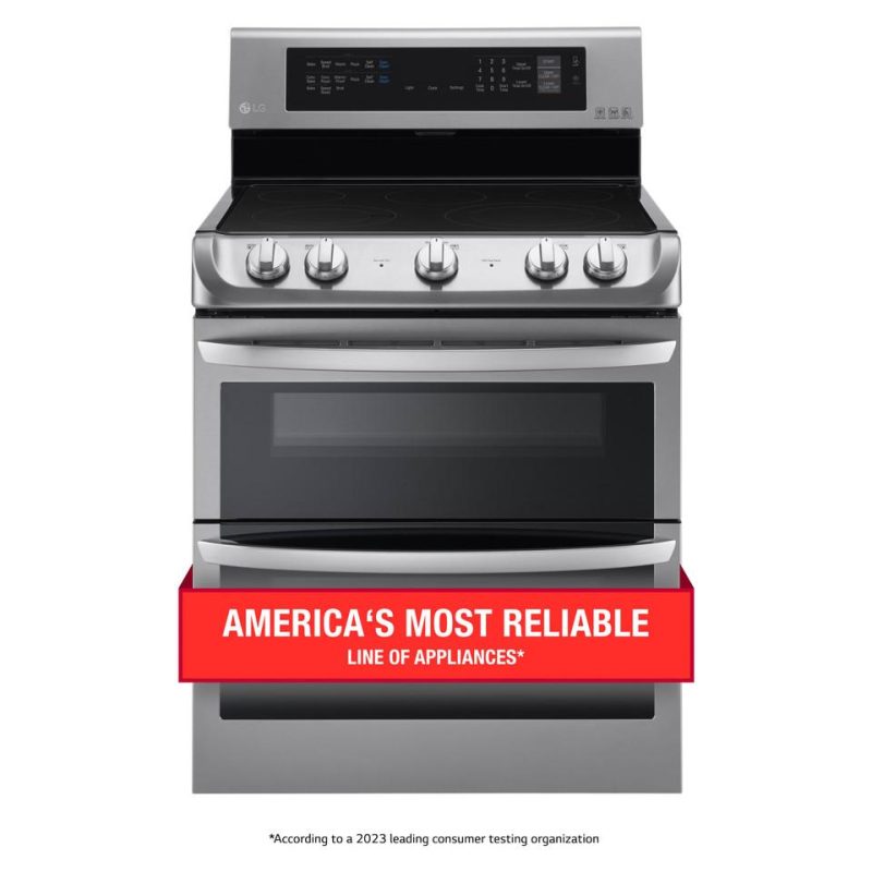 Electric Ranges |  LG 7.3 cu. ft. Electric Double Oven Range – LDE4413ST Stainless Steel Electric Ranges Electric Ranges