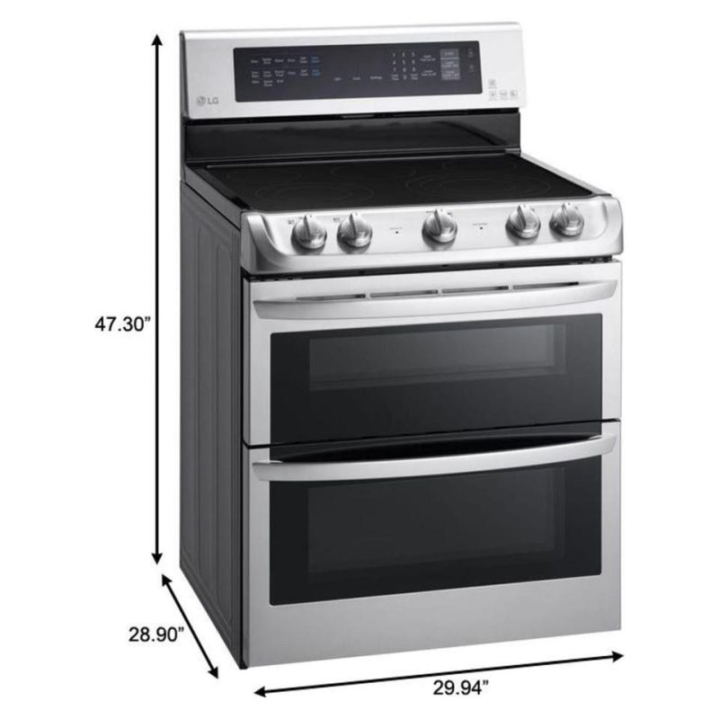 Electric Ranges |  LG 7.3 cu. ft. Electric Double Oven Range – LDE4413ST Stainless Steel Electric Ranges Electric Ranges