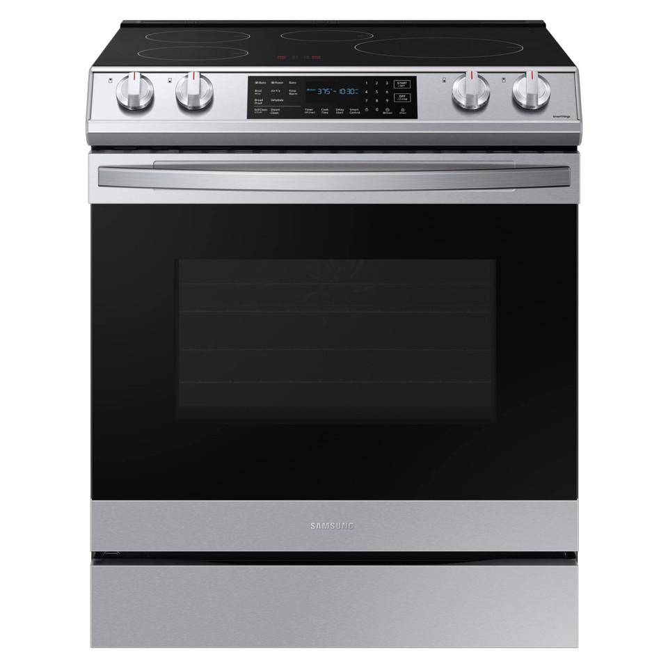 Electric Ranges |  Samsung 6.3 cu. ft. Slide-In Induction Range with Air Fry – NE63B8611SS Stainless Steel Electric Ranges Electric Ranges