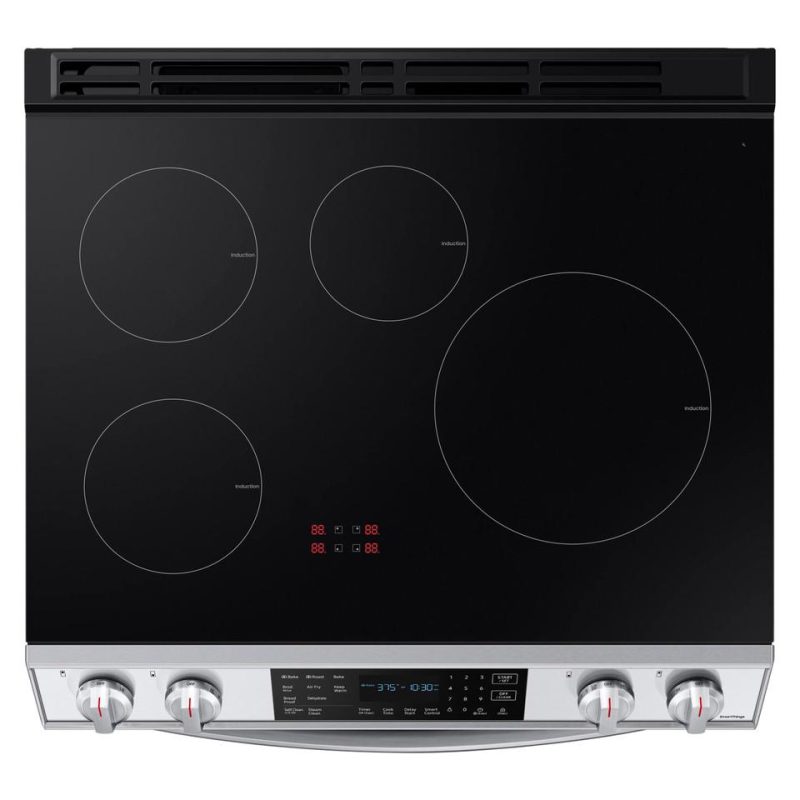 Electric Ranges |  Samsung 6.3 cu. ft. Slide-In Induction Range with Air Fry – NE63B8611SS Stainless Steel Electric Ranges Electric Ranges