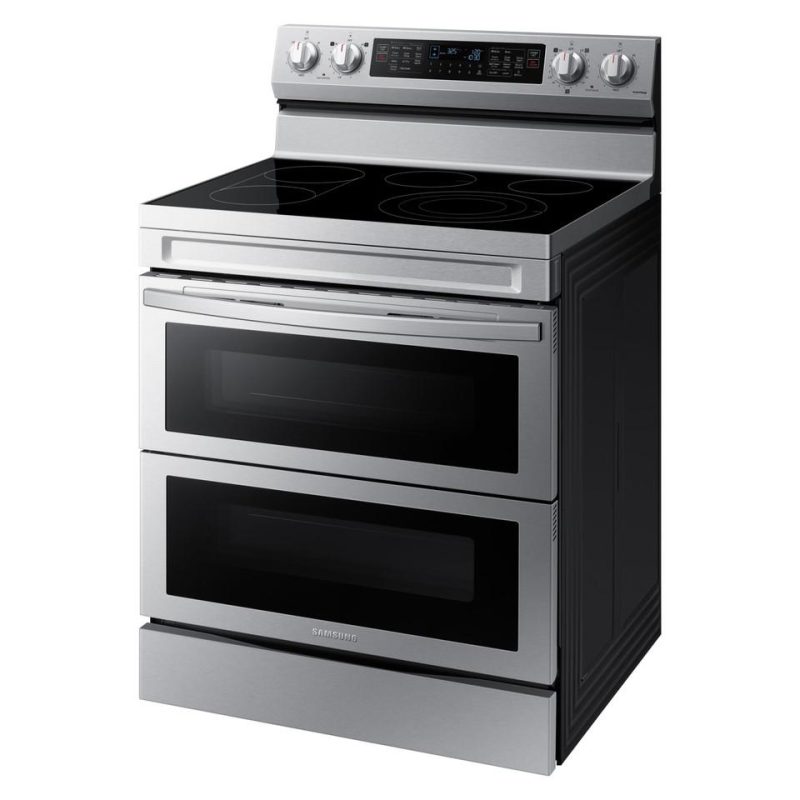 Electric Ranges |  Samsung 6.3 cu. ft. Smart Freestanding Electric Range with Flex Duo™, No Preheat Air Fry & Griddle in Stainless Steel – NE63A6751SS Stainless Steel Electric Ranges Electric Ranges