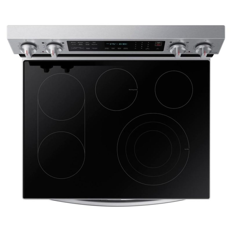 Electric Ranges |  Samsung 6.3 cu. ft. Smart Freestanding Electric Range with Flex Duo™, No Preheat Air Fry & Griddle in Stainless Steel – NE63A6751SS Stainless Steel Electric Ranges Electric Ranges