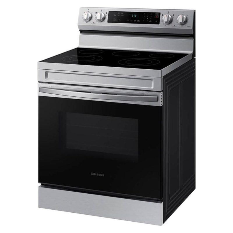 Electric Ranges |  Samsung 6.3 cu. ft. Smart Freestanding Electric Range with Rapid Boil & Self Clean – NE63A6311SS Stainless Steel Electric Ranges Electric Ranges