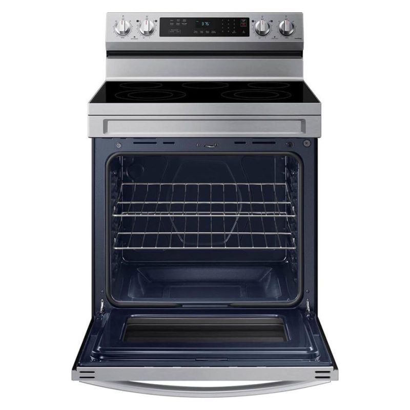 Electric Ranges |  Samsung 6.3 cu. ft. Smart Freestanding Electric Range with Rapid Boil & Self Clean – NE63A6311SS Stainless Steel Electric Ranges Electric Ranges