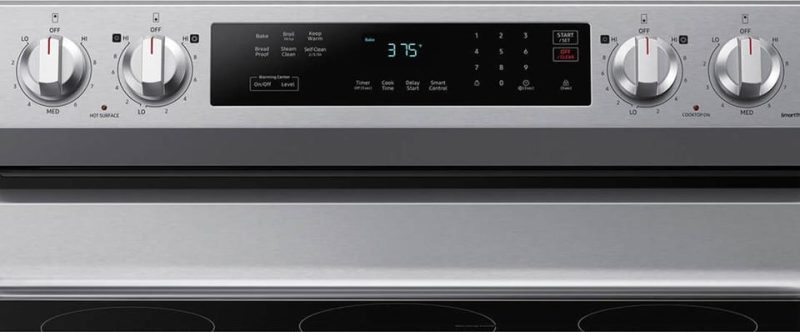 Electric Ranges |  Samsung 6.3 cu. ft. Smart Freestanding Electric Range with Rapid Boil & Self Clean – NE63A6311SS Stainless Steel Electric Ranges Electric Ranges