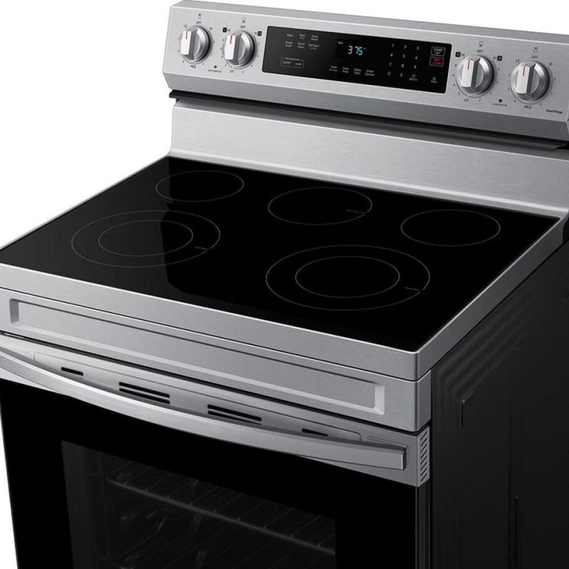 Electric Ranges |  Samsung 6.3 cu. ft. Smart Freestanding Electric Range with Rapid Boil & Self Clean – NE63A6311SS Stainless Steel Electric Ranges Electric Ranges