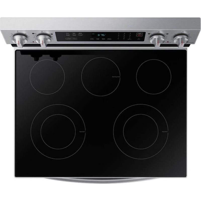 Electric Ranges |  Samsung 6.3 cu. ft. Smart Freestanding Electric Range with Rapid Boil & Self Clean – NE63A6311SS Stainless Steel Electric Ranges Electric Ranges