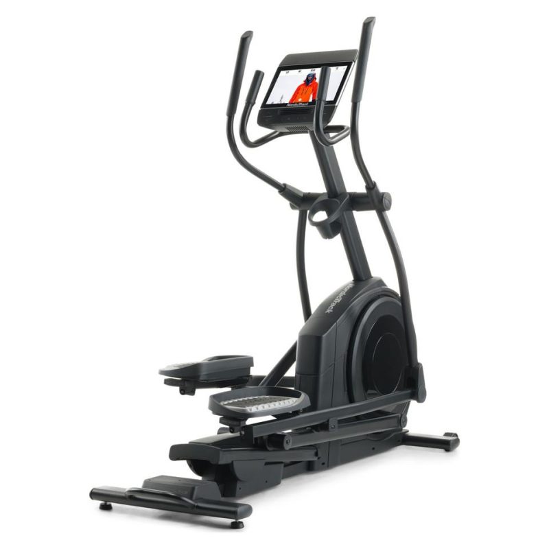 Elliptical |  NordicTrack AirGlide 14i; iFIT-enabled Elliptical for Low-Impact Cardio Workouts with 14” Tilting Touchscreen -NTEL71423 Black Elliptical Black