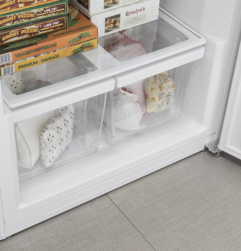 Freezers |  GE® 21.3 cu. ft. Frost-Free Upright Freezer – FUF21DLRWW White Freezers Freezers