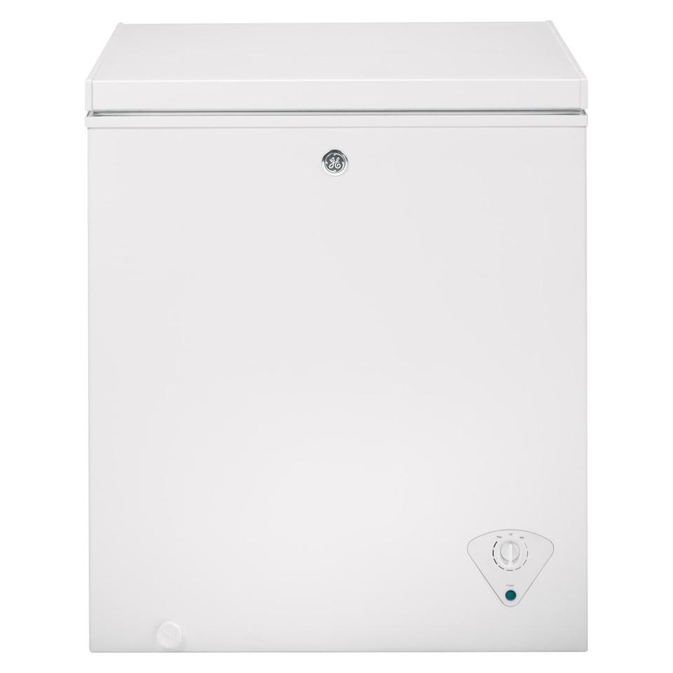 Freezers |  GE® 5.1 cu. ft. Manual Defrost Chest Freezer White Refrigerators Freezers