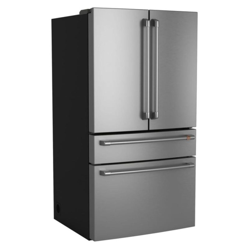 French Door Refrigerators |  Café ENERGY STAR® 28.7 Cu. Ft. Smart 4-Door French-Door Refrigerator With Dual-Dispense AutoFill Pitcher – CGE29DP2TS1 Stainless Steel French Door Refrigerators French Door Refrigerators