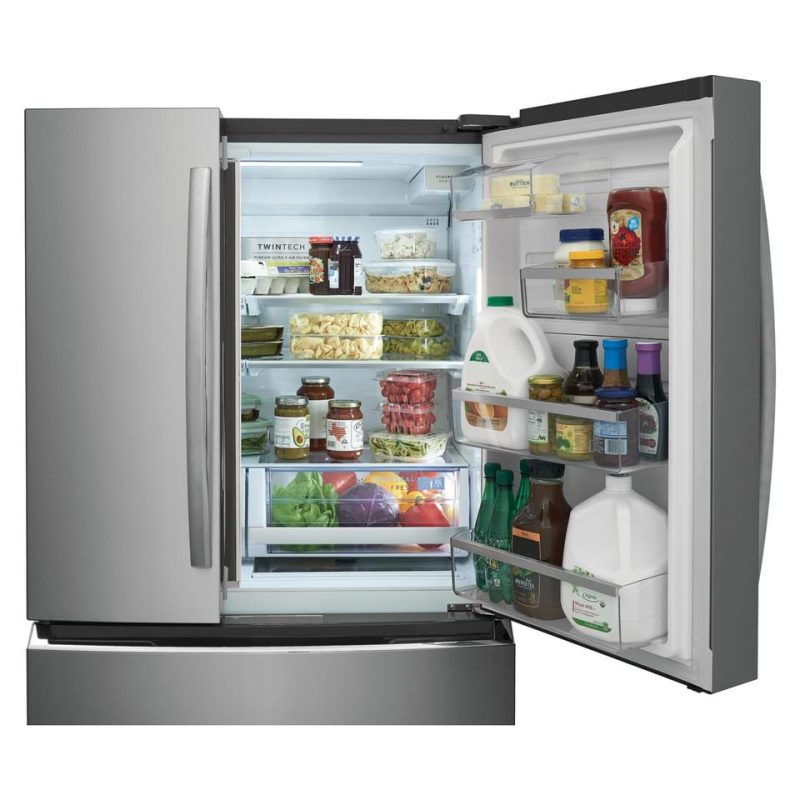 French Door Refrigerators |  Frigidaire French Door 27.2 cu. ft. Energy Star Refrigerator – GRMN2872AF Stainless Steel French Door Refrigerators French Door Refrigerators