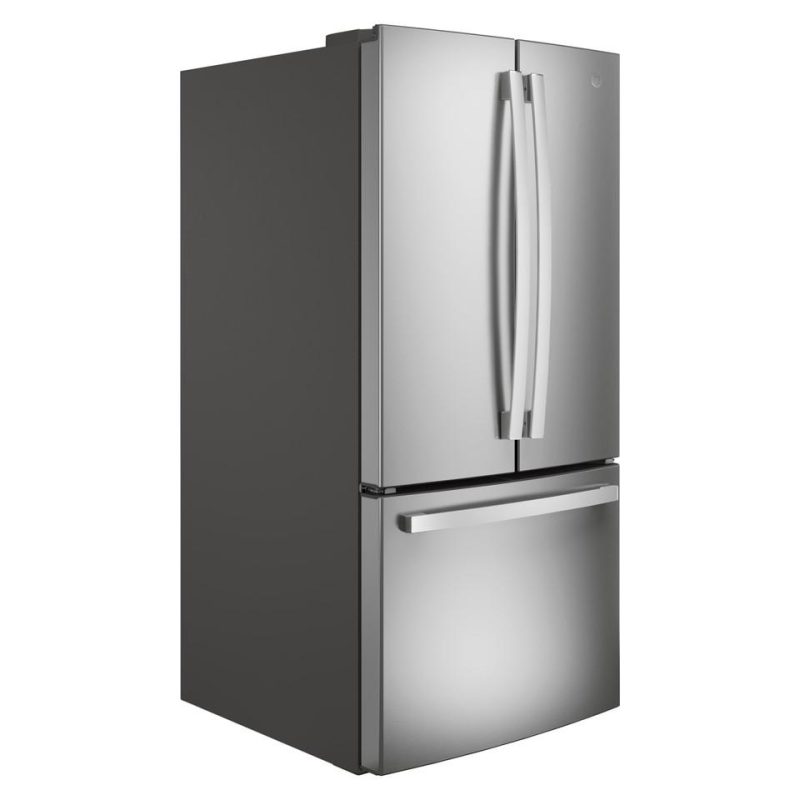 French Door Refrigerators |  GE 24.7 cu. ft. French Door Refrigerator – GNE25JYKFS Stainless Steel French Door Refrigerators French Door Refrigerators