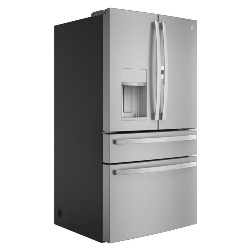 French Door Refrigerators |  GE Profile 27.6 cu. ft. 4-Door French-Door Refrigerator – PVD28BYNFS Stainless Steel French Door Refrigerators French Door Refrigerators