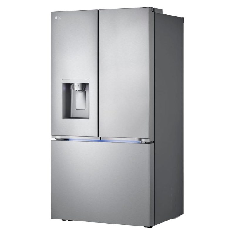 French Door Refrigerators |  LG 25.5 cu. ft. French Door Counter-Depth MAX Smart Refrigerator with Triple Ice Makers – Stainless steel – LRYXC2606S Stainless Steel French Door Refrigerators French Door Refrigerators