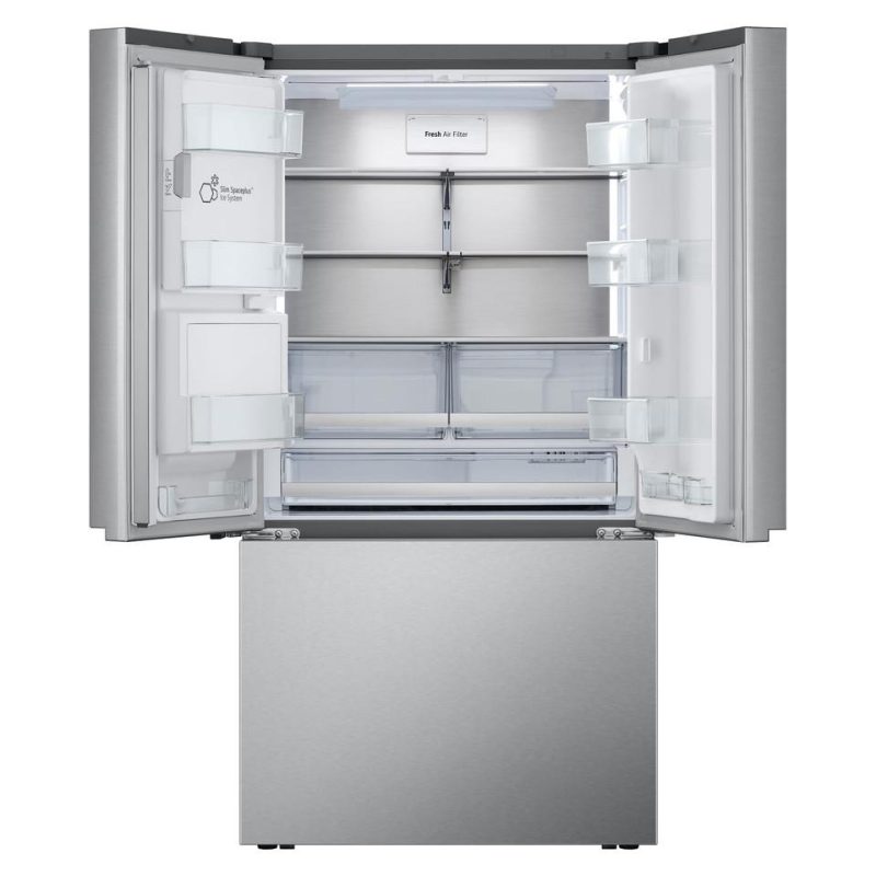 French Door Refrigerators |  LG 25.5 cu. ft. French Door Counter-Depth MAX Smart Refrigerator with Triple Ice Makers – Stainless steel – LRYXC2606S Stainless Steel French Door Refrigerators French Door Refrigerators