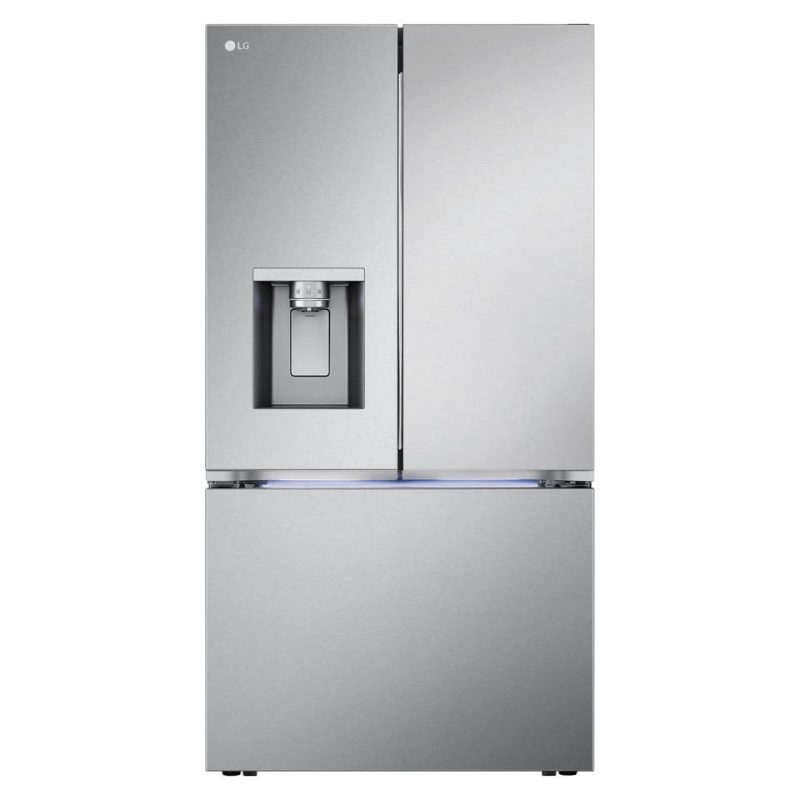 French Door Refrigerators |  LG 25.5 cu. ft. French Door Counter-Depth MAX Smart Refrigerator with Triple Ice Makers – Stainless steel – LRYXC2606S Stainless Steel French Door Refrigerators French Door Refrigerators