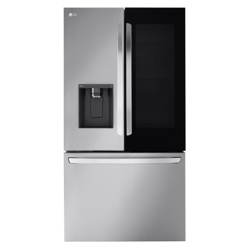 French Door Refrigerators |  LG 26 cu. ft. Smart InstaView Counter-Depth French Door Refrigerator – LRFOC2606S Stainless Steel French Door Refrigerators French Door Refrigerators